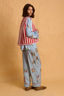 karavan clothing fashion fall winter 25 homecoming homeware collection light blue letters pants