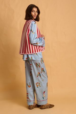 karavan clothing fashion fall winter 25 homecoming homeware collection vest padded pink double face