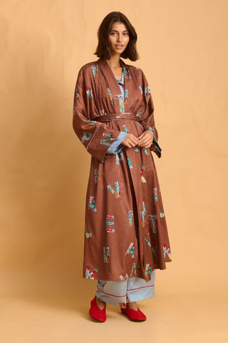 karavan clothing fashion fall winter 25 homecoming homeware collection letters robe brown