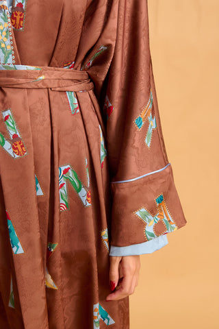 karavan clothing fashion fall winter 25 homecoming homeware collection letters robe brown