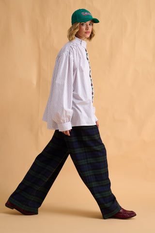 karavan clothing fashion fall winter 25 homecoming collection lilian shirt white floral embroidery