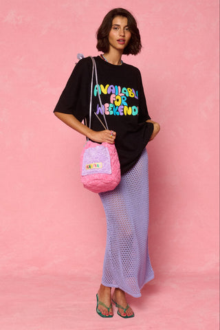 karavan clothing fashion spring summer 26 nai weekendwear collection celeste beach bag pink