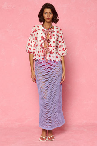 karavan clothing fashion spring summer 26 nai weekendwear collection margorie top red white hearts