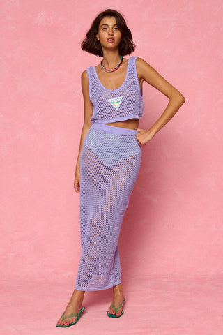 karavan clothing fashion spring summer 26 nai weekendwear collection lilly knitted skirt lilac