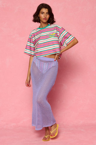 karavan clothing fashion spring summer 26 nai weekendwear collection lilly knitted skirt lilac