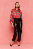 karavan fall winter 26' collection angela shirt red