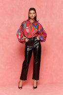 karavan fall winter 26' collection angela shirt red