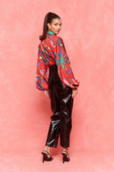 karavan fall winter 26' collection angela shirt red