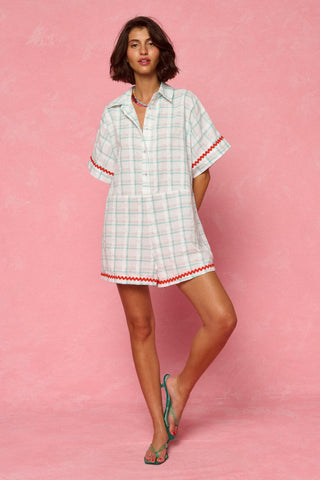 karavan clothing fashion spring summer 26 nai weekendwear collection lisette romper mint white