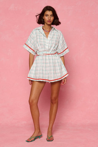 karavan clothing fashion spring summer 26 nai weekendwear collection lisette romper mint white