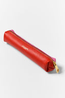 karavan fall winter 26' collection lizzy pencil case leather red pink