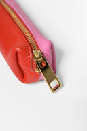 karavan fall winter 26' collection lizzy pencil case leather red pink