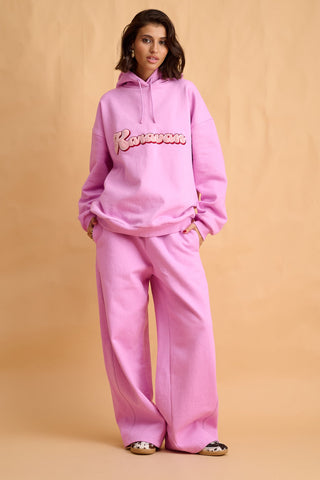 karavan clothing fashion fall winter 25 homecoming collection logan hoodie pink