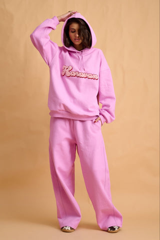karavan clothing fashion fall winter 25 homecoming collection misty sweatpants pink
