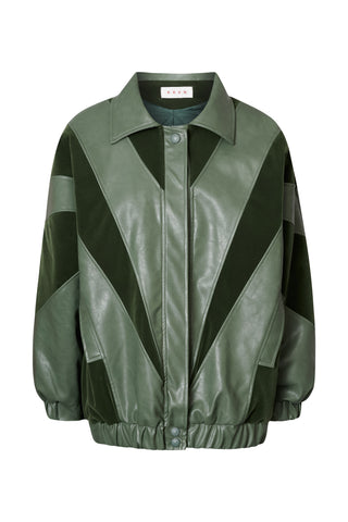 karavan clothing fashion fall winter 25 krvn homecoming collection lorraine jacket green