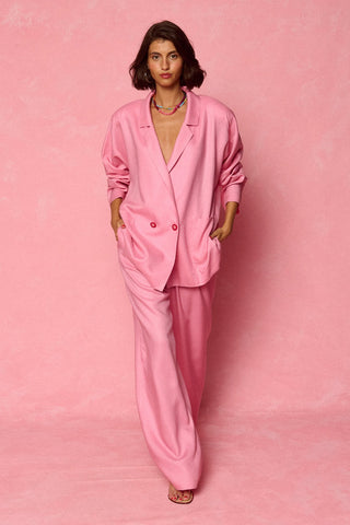karavan clothing fashion spring summer 26 nai weekendwear collection lucinda blazer pink