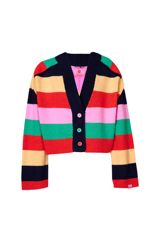 karavan clothing fashion fall winter 25 homecoming collection lucy knitted top multicolor stripes