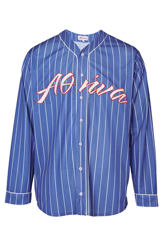 karavan clothing fashion fall winter 25 homecoming men collection luke baseball shirt blue