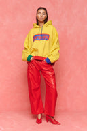 karavan fall winter 26' collection eilish crop hoodie yellow