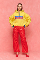 karavan fall winter 26' collection eilish crop hoodie yellow