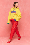 karavan fall winter 26' collection eilish crop hoodie yellow