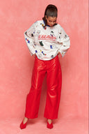 karavan fall winter 26' collection madrigal trousers red