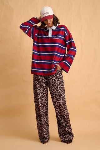 karavan clothing fashion fall winter 25 homecoming collection imani trousers leopard