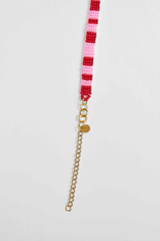 Striped Choker Necklace