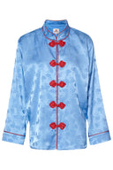 karavan clothing fashion fall winter 25 homecoming homeware collection mandarin shirt light blue