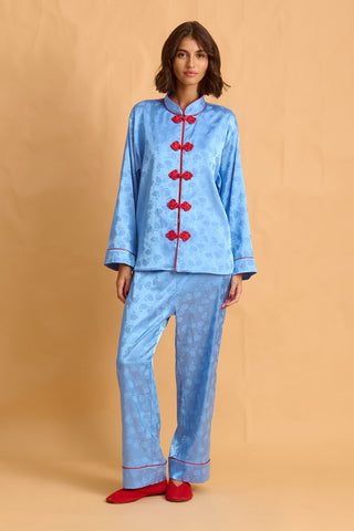 karavan clothing fashion fall winter 25 homecoming homeware collection mandarin pants light blue