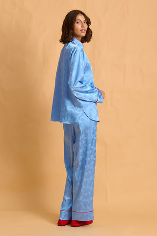 karavan clothing fashion fall winter 25 homecoming homeware collection mandarin pants light blue