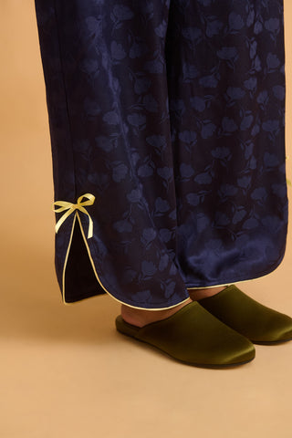 karavan clothing fashion fall winter 25 homecoming homeware collection mandarin pants dark blue