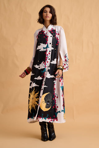 karavan clothing fashion fall winter 25 homecoming krvn collection mania dress black white sky