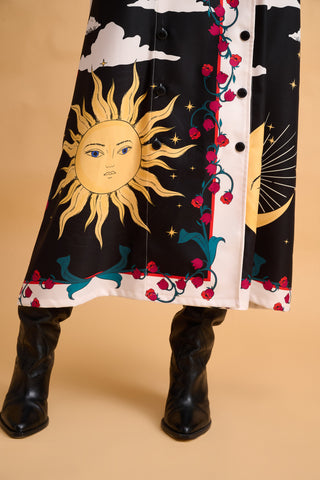 karavan clothing fashion fall winter 25 homecoming krvn collection mania dress black white sky