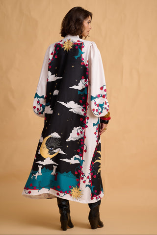 karavan clothing fashion fall winter 25 homecoming krvn collection mania dress black white sky