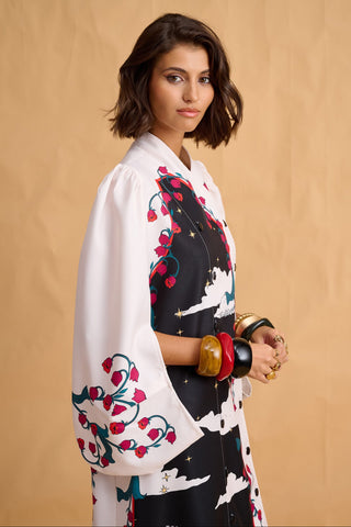 karavan clothing fashion fall winter 25 homecoming krvn collection mania dress black white sky