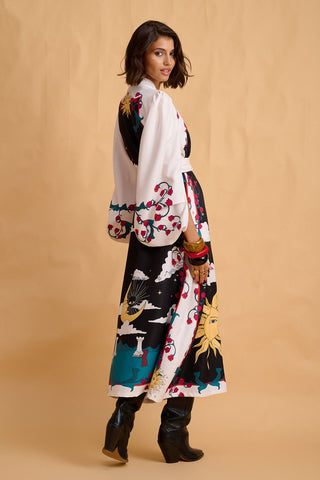 karavan clothing fashion fall winter 25 homecoming krvn collection mania dress black white sky