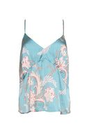 karavan loungewear planet fall winter 26' collection maraia top aqua