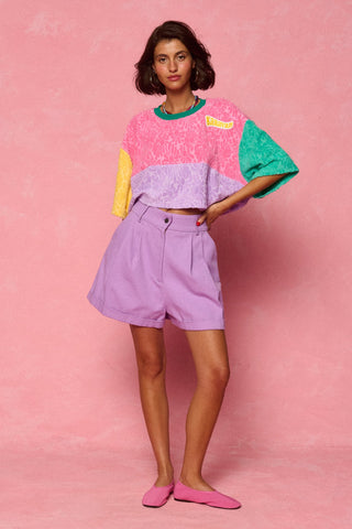 karavan clothing fashion spring summer 26 nai weekendwear collection jessica crop top pink lilac yellow