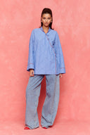 karavan fall winter 26' collection electra shirt blue