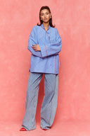 karavan fall winter 26' collection electra shirt blue