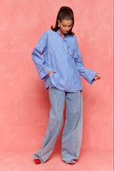 karavan fall winter 26' collection electra shirt blue