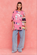 karavan fall winter 26' collection glenn tee pink multicolor logos