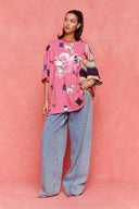 karavan fall winter 26' collection glenn tee pink multicolor logos
