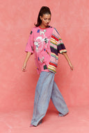 karavan fall winter 26' collection glenn tee pink multicolor logos