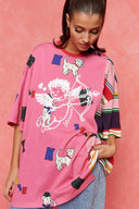 karavan fall winter 26' collection glenn tee pink multicolor logos
