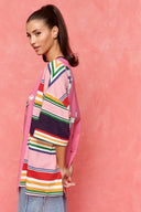 karavan fall winter 26' collection glenn tee pink multicolor logos
