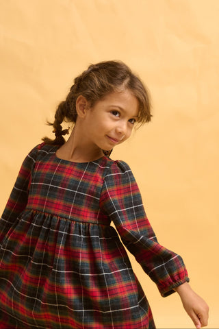 karavan clothing fashion fall winter 25 homecoming rookies collection margarita dress checked red green