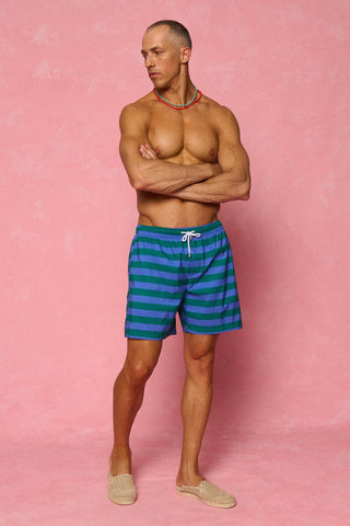 karavan clothing fashion spring summer 26 men nai collection marin swimwear blue green stripes