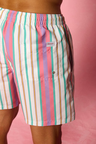 karavan clothing fashion spring summer 26 men nai collection marin swimwear pink white stripes